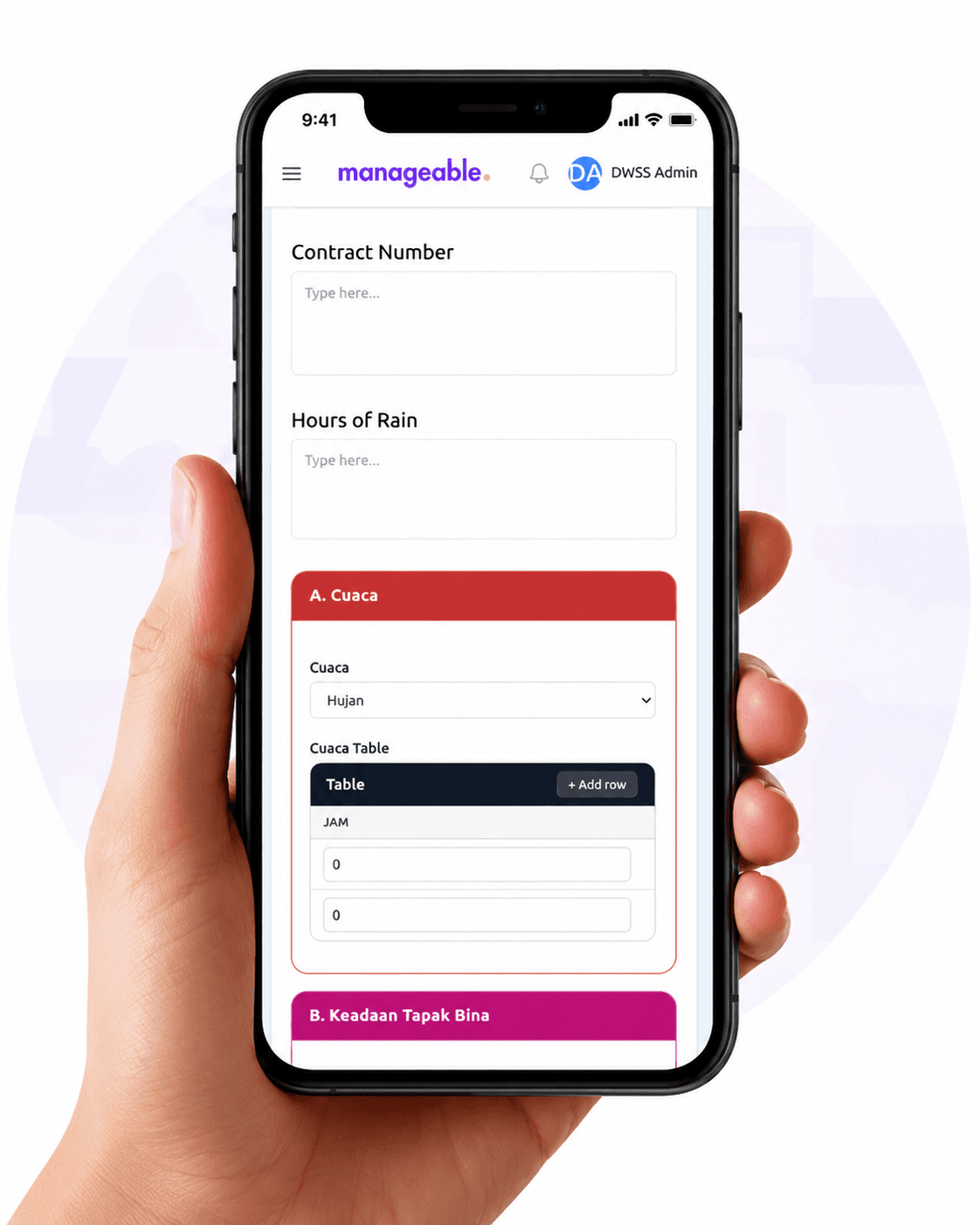 Use on site. Every day. preview